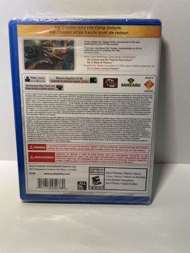 Sly Cooper Collection Playstation Vita BRAND NEW SEALED 🏈 - photo 2