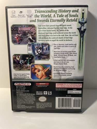 Soul Calibur II Gamecube CIB 🏈 - photo 2