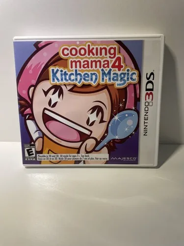 Cooking Mama 4 Kitchen Magic 3DS MIB 🏈