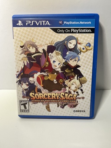 Sorcery Saga: Curse of the Great Curry God PS Vita MIB 🏈