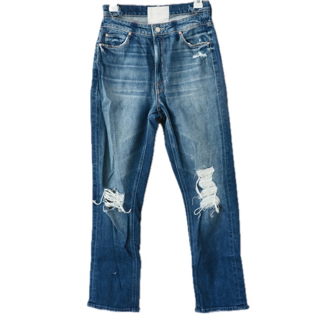 Mother Superior Denim Distressed Jeans Stepped Waist Size 27