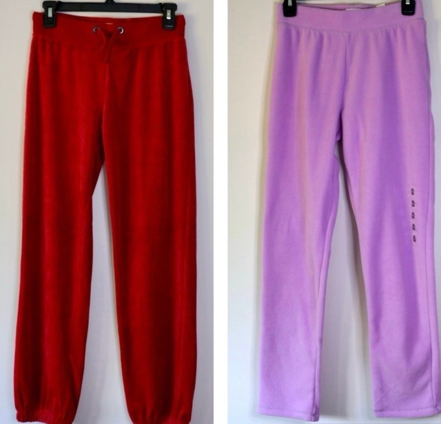 Two Pairs of New with Tag Girls Fleece Pants Size 14 - photo 2