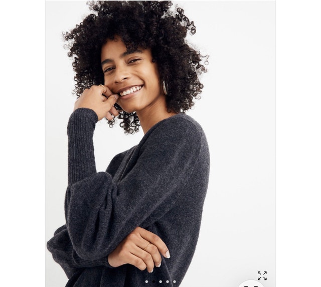 Madewell Wool V-Neck Sweater Size Small