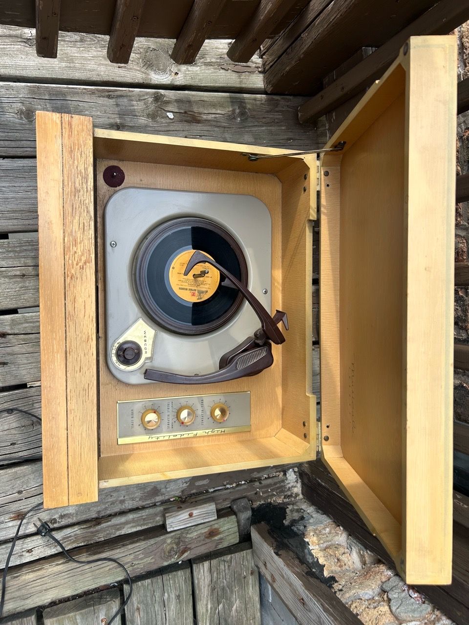 RARE 1950'S WEBCOR MUSICALE PHONOGRAPH MID-CENTURY - photo 5