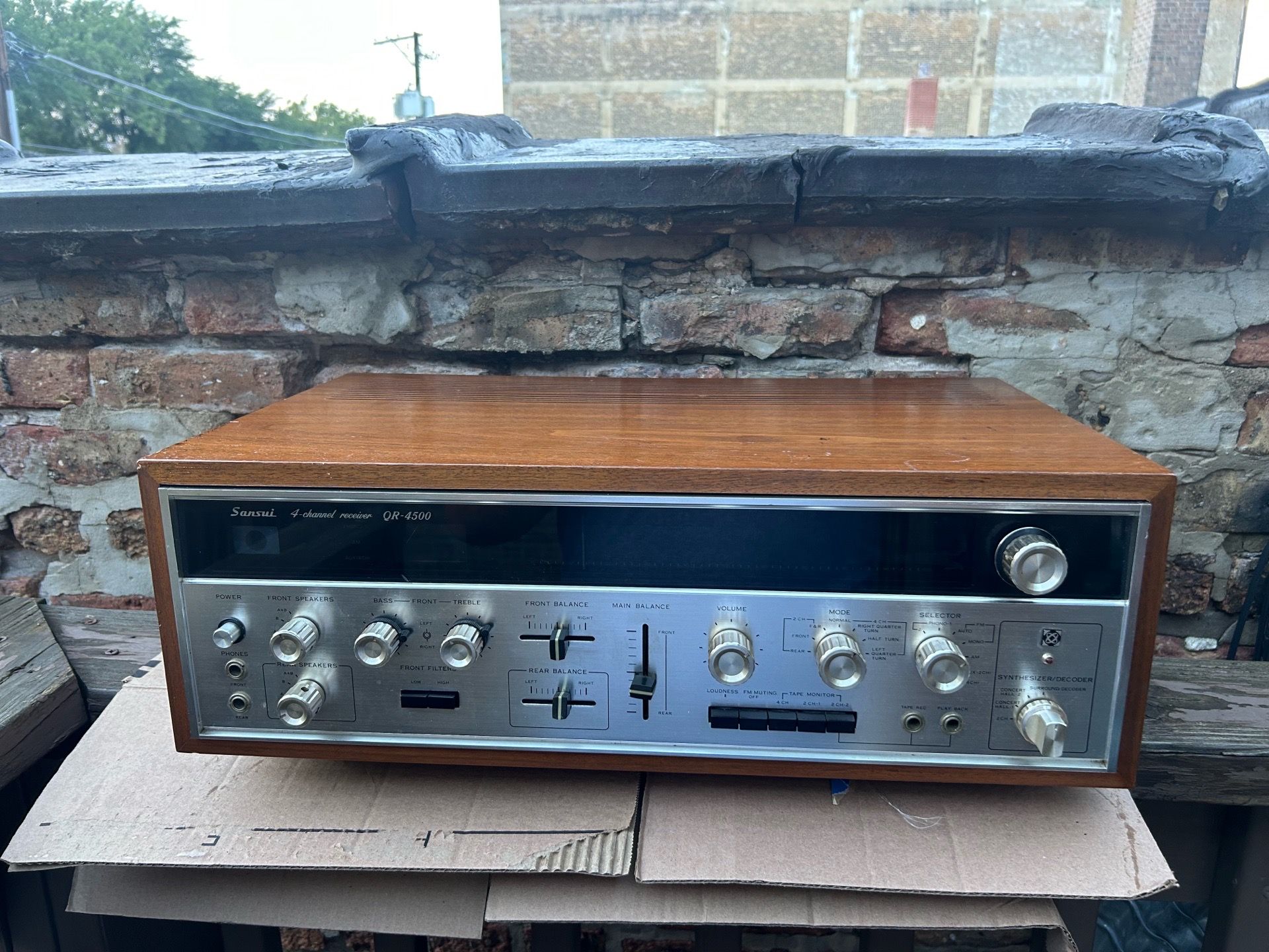 Sansui QR-4500 Quadraphonic receiver