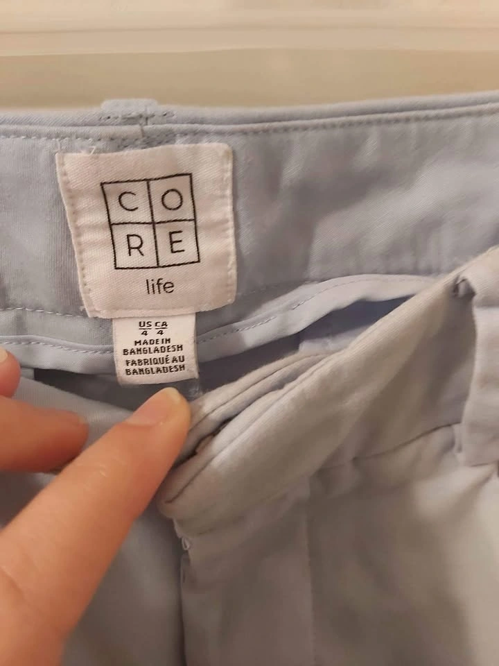CORE LIFE light blue pants, size 4 - photo 5