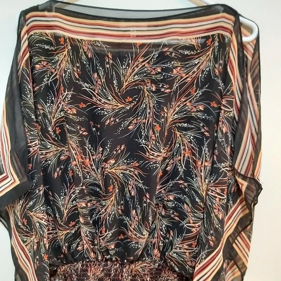 Max Studio Multicolored Flowy Shirt Size Small (S) - photo 2
