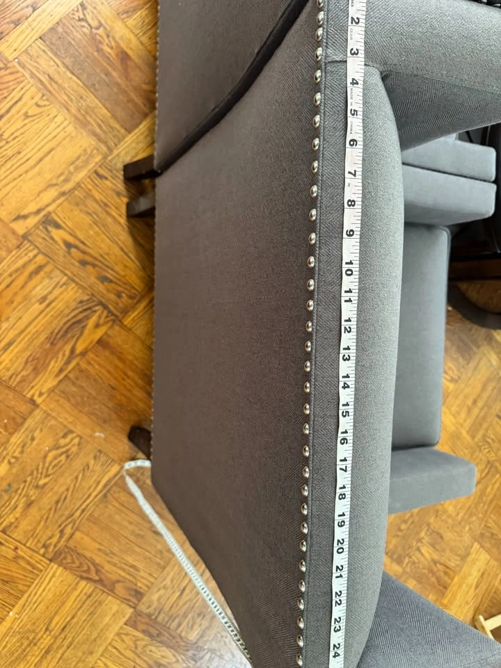 Raymour & Flanigan Welland Accent Chair Gray – 2 Available - photo 5