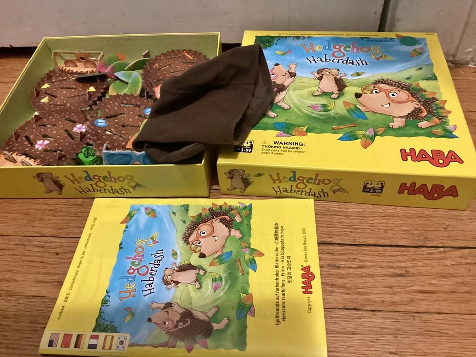 🏈 HABA Hedgehog Haberdash Board Game