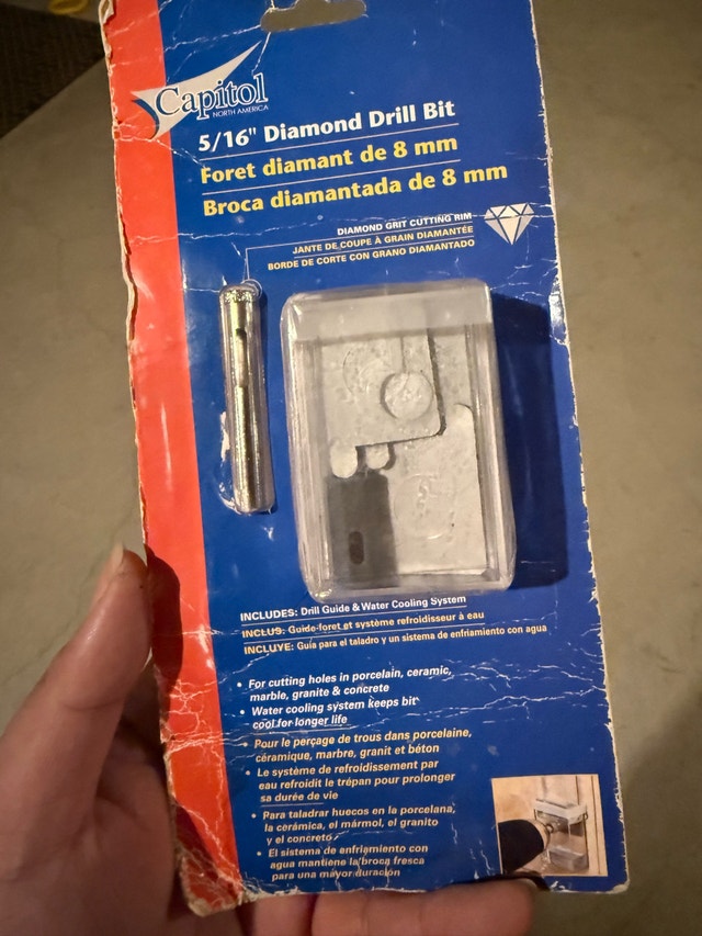 Capitol 5/16" Diamond Drill Bit