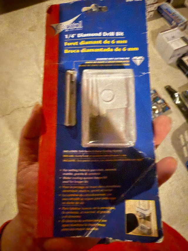Capitol 1/4 inch Diamond Drill Bit