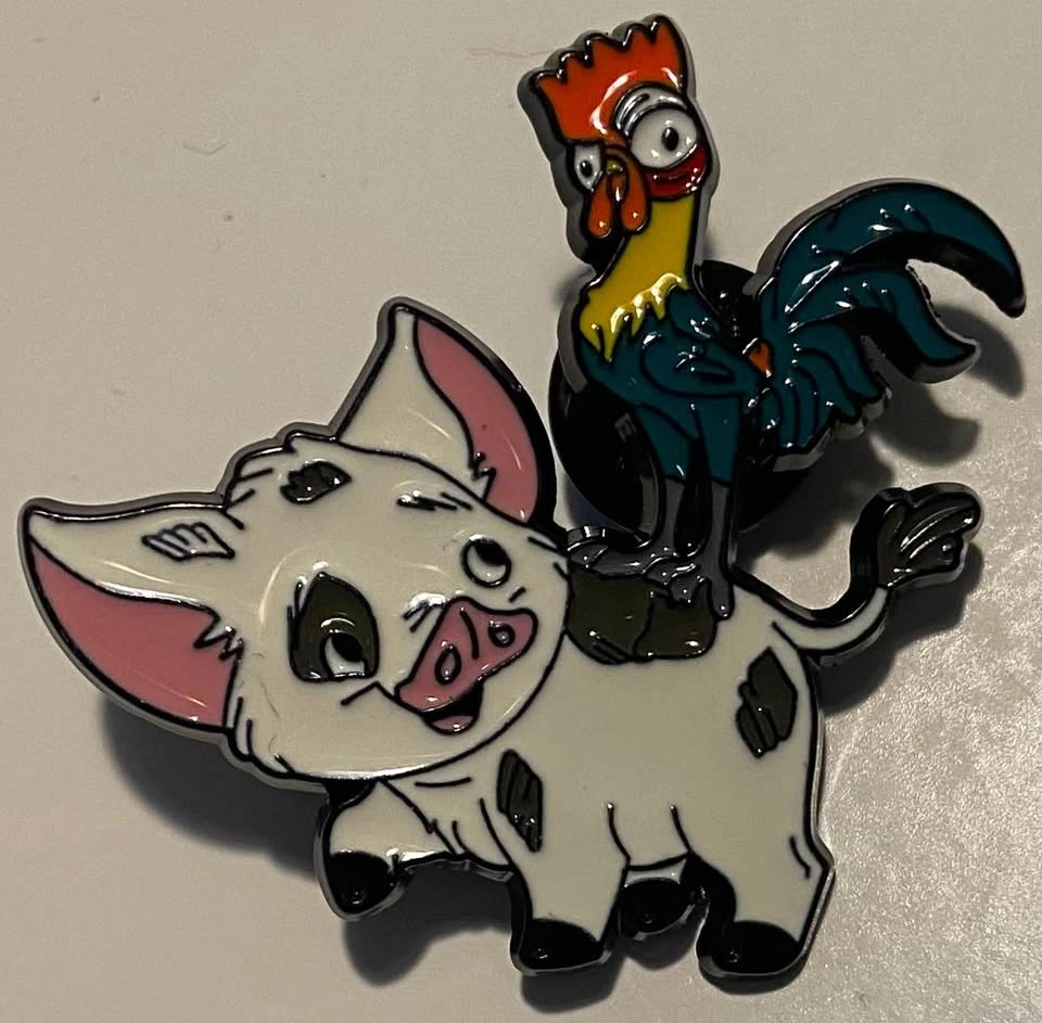 🏈 Disney Moana Pua and Hei Hei Enamel Pin - photo 4