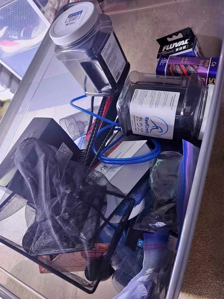 Salt water assorted Aquarium Supplies and Maintenance Lot
