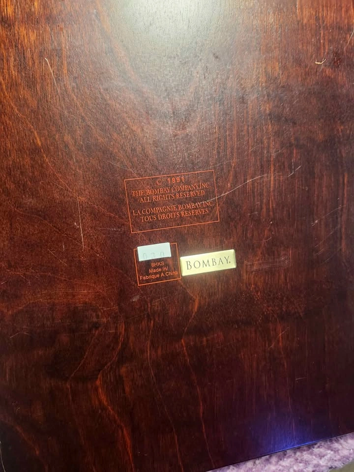 1991 Bombay Company Wooden Box - photo 4
