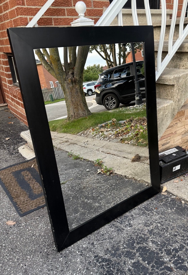 Back2Basics Large Black Framed Mirror - photo 2