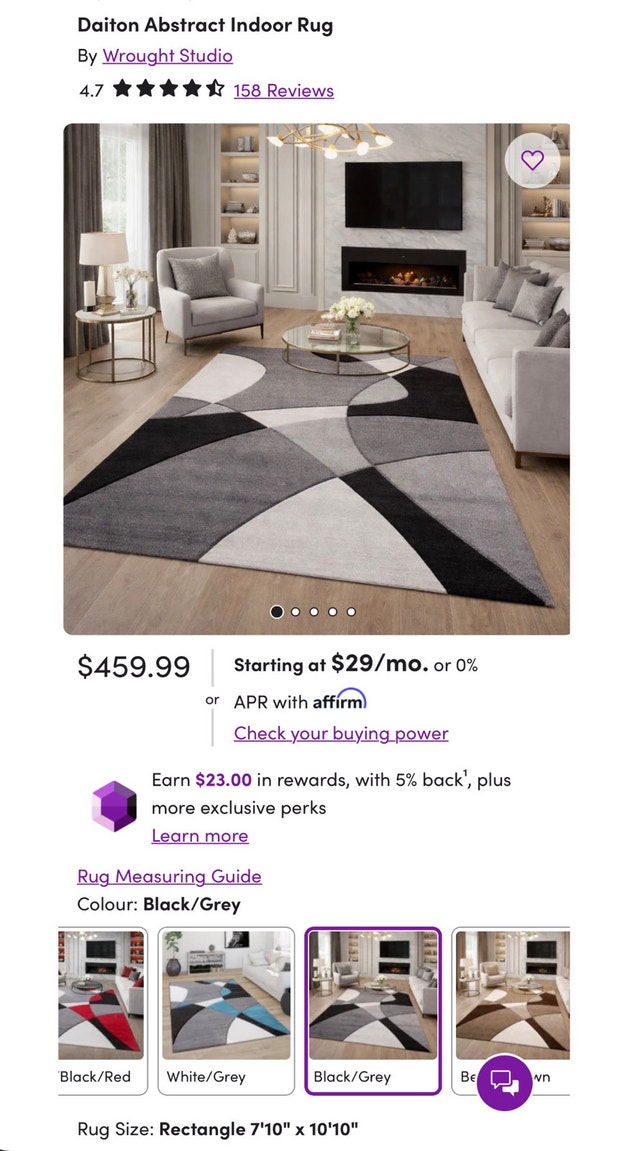 Paco Home Diamond 664 Rug Carpet - Brand NEW