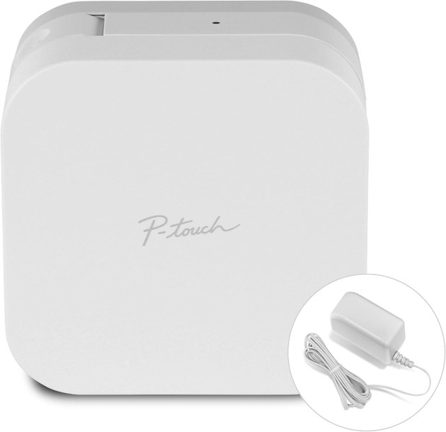 Brother PT-P300BTAD P-Touch Cube Label Maker with Bluetooth