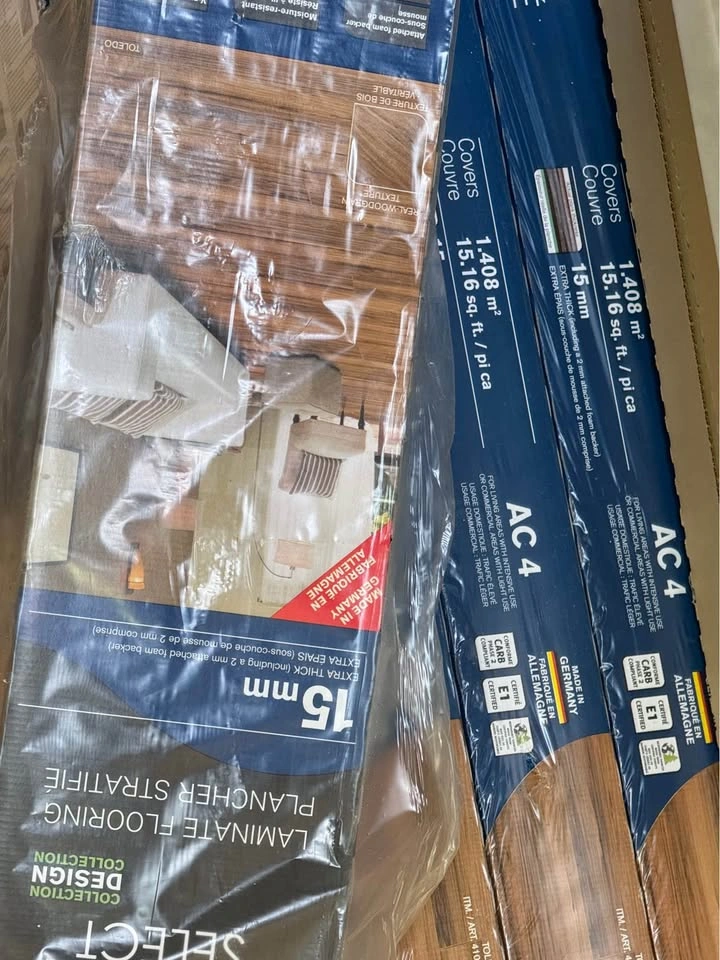 Laminate Flooring, 19.2cm - Sandy-Oak Woodgrain, AC5 - photo 2