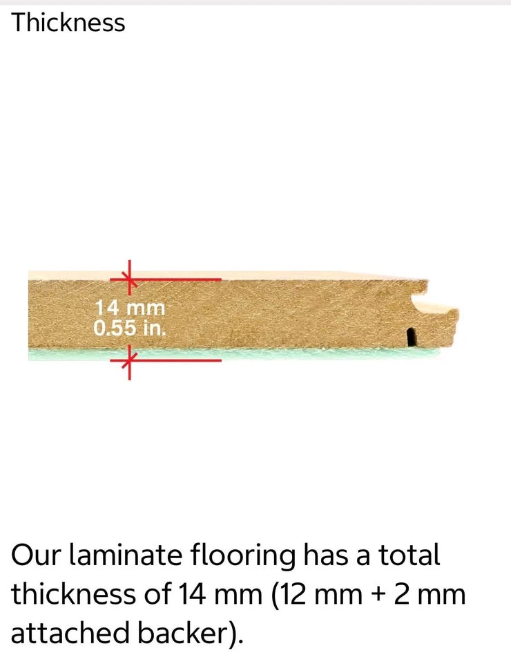 Laminate Flooring, 19.2cm - Sandy-Oak Woodgrain, AC5 - photo 4