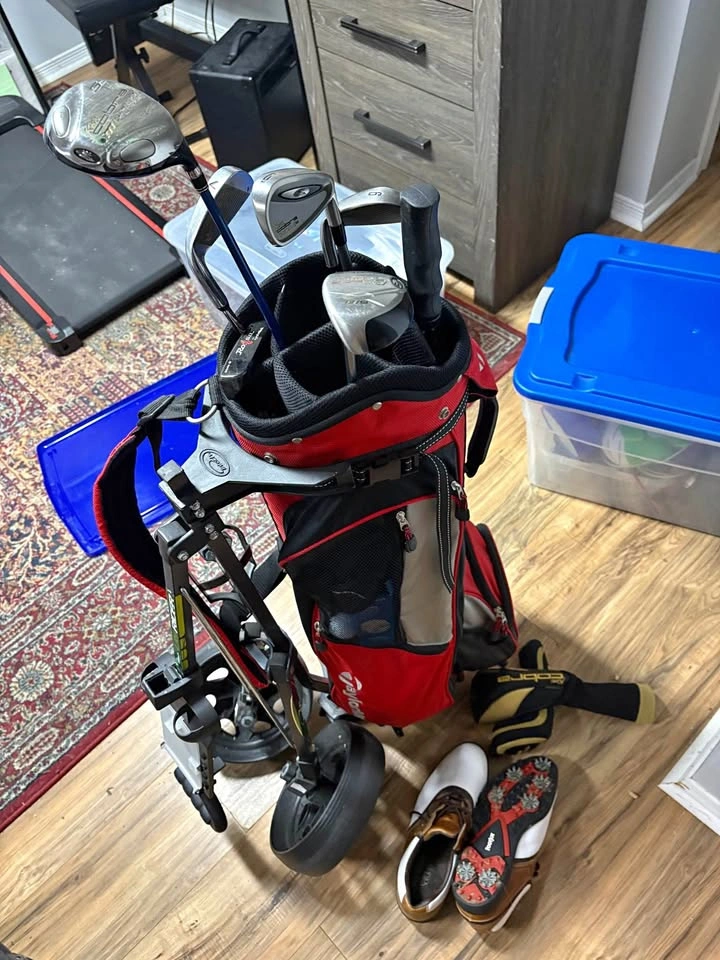 Golf Set - Clubs, Bag, Cart, Etc.