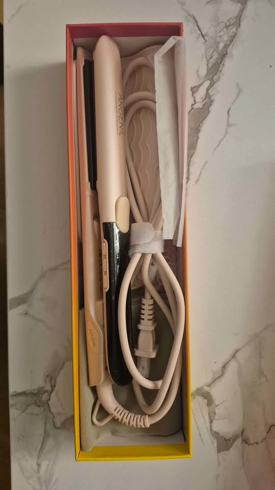 NEW ANGENIL Professional 2-in-1 Hair Straightener & Curler - photo 3