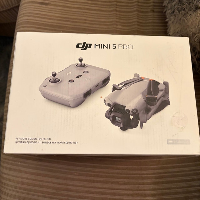 DJI Mini 5 Pro Combo with three batteries