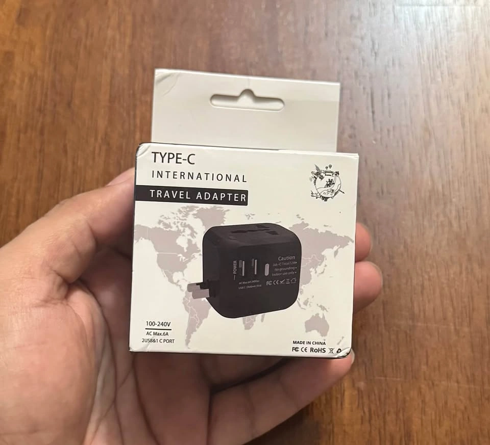 NEW Universal International Travel Adapter with USB Ports - photo 2