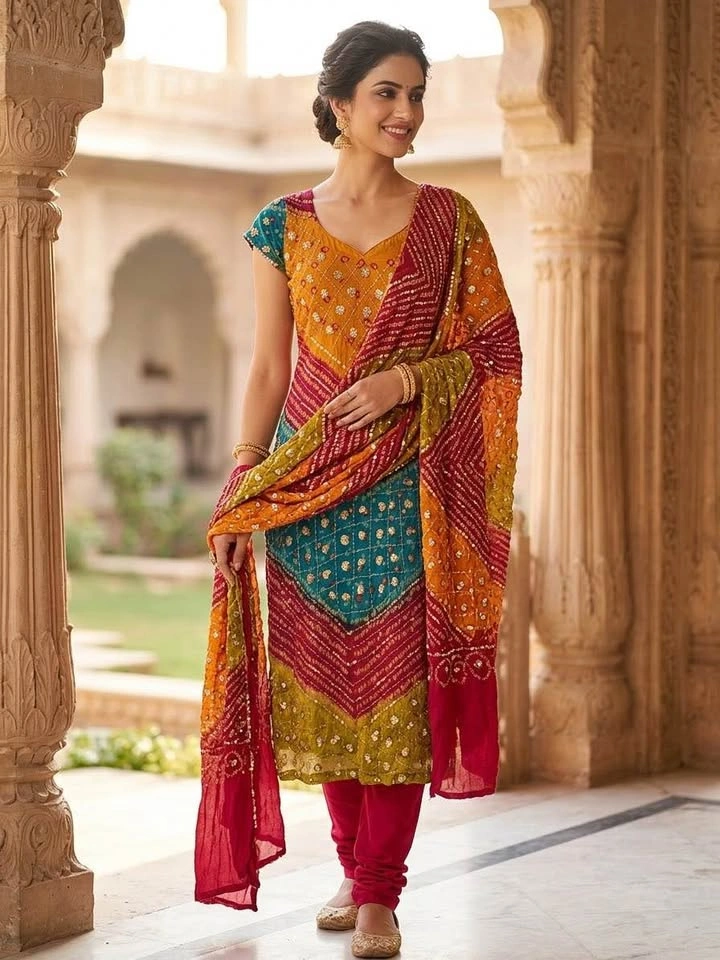 Bandhani Suit XS/S
