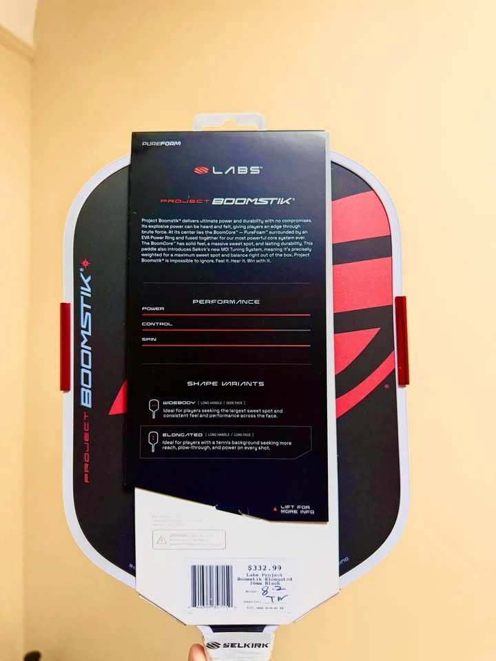 Selkirk Labs Project Boomstick Elongated Pickleball Paddle - photo 4