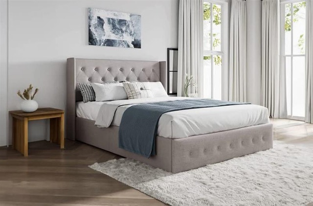 Luxury Queen Bed Frame – Elegant Design – Delivery Available