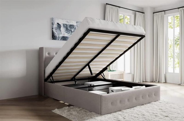 Brand New Queen Bed Frame – Modern Upholstered