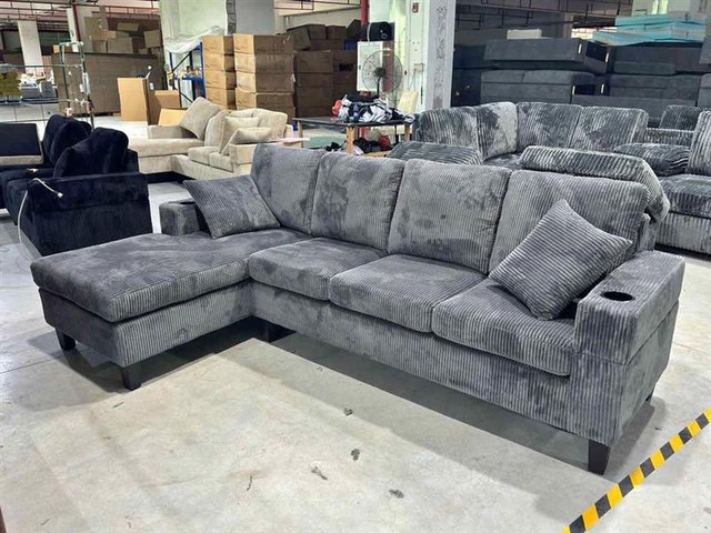 Luxury Sectional Sofa – Large L-Shape – High-End Finish