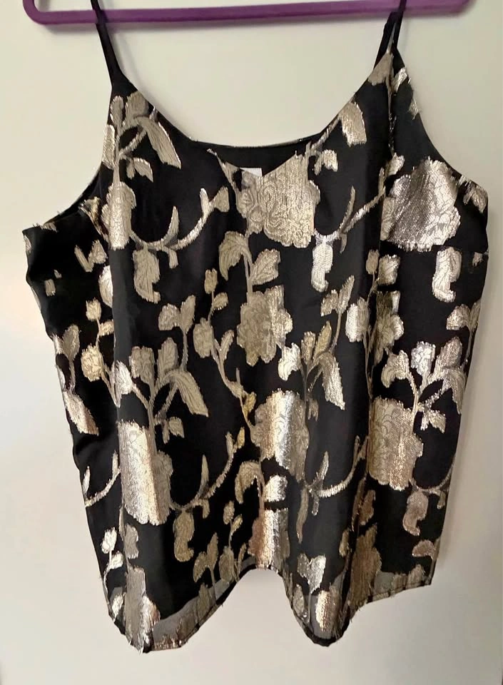 Reitmans Metallic Floral Camisole Top