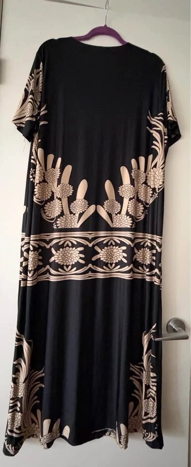 Morefeel Black Viscose Maxi Dress - photo 2