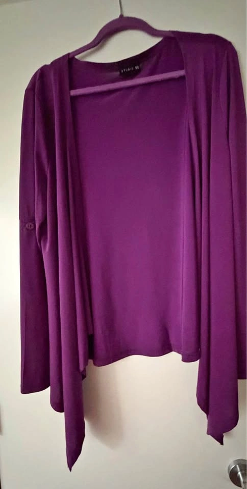 Studio 55 Purple Cardigan