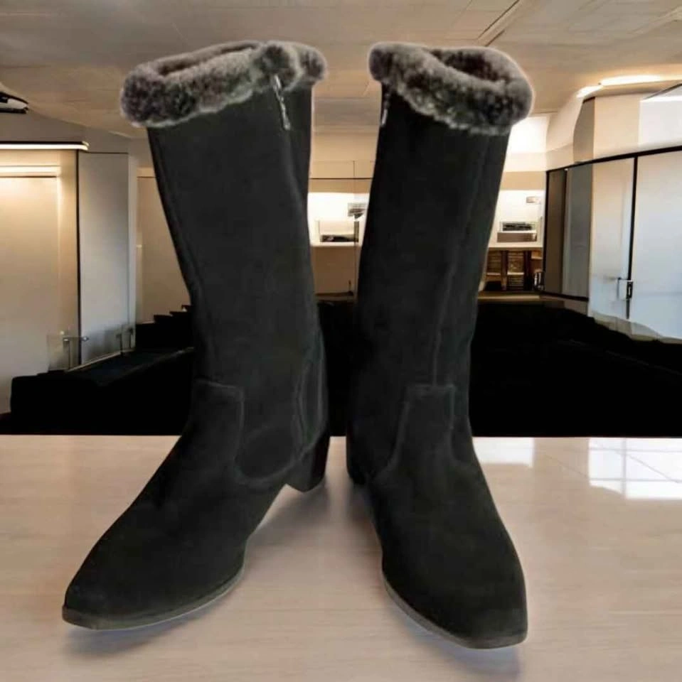 NEW Sporto Waterproof Black Leather Winter Boots - Women's - photo 5