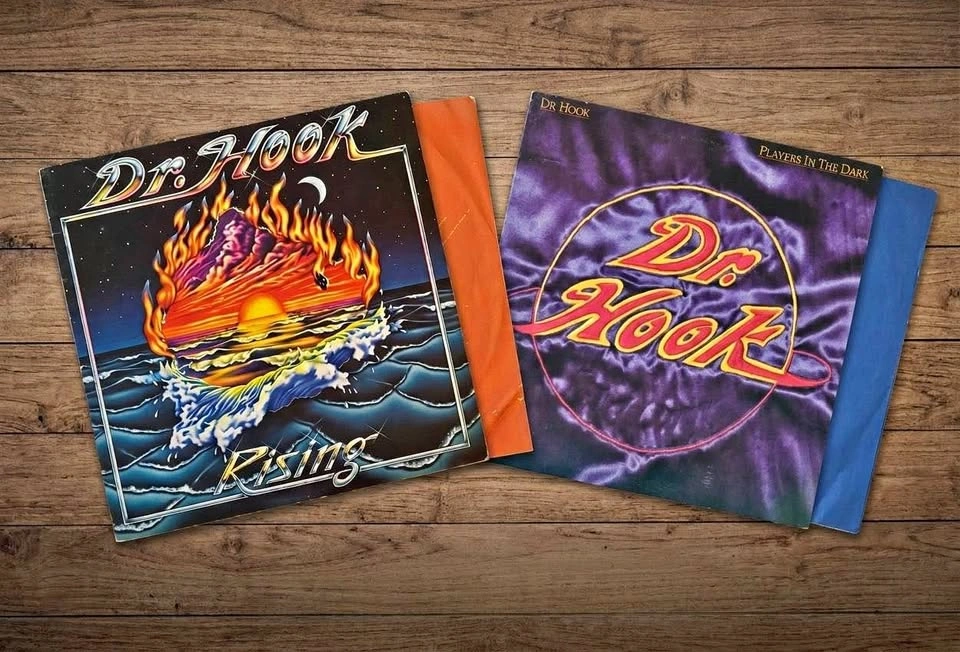 Classic Dr. Hook Vinyl Record Lot: Rising and Players In The Dar