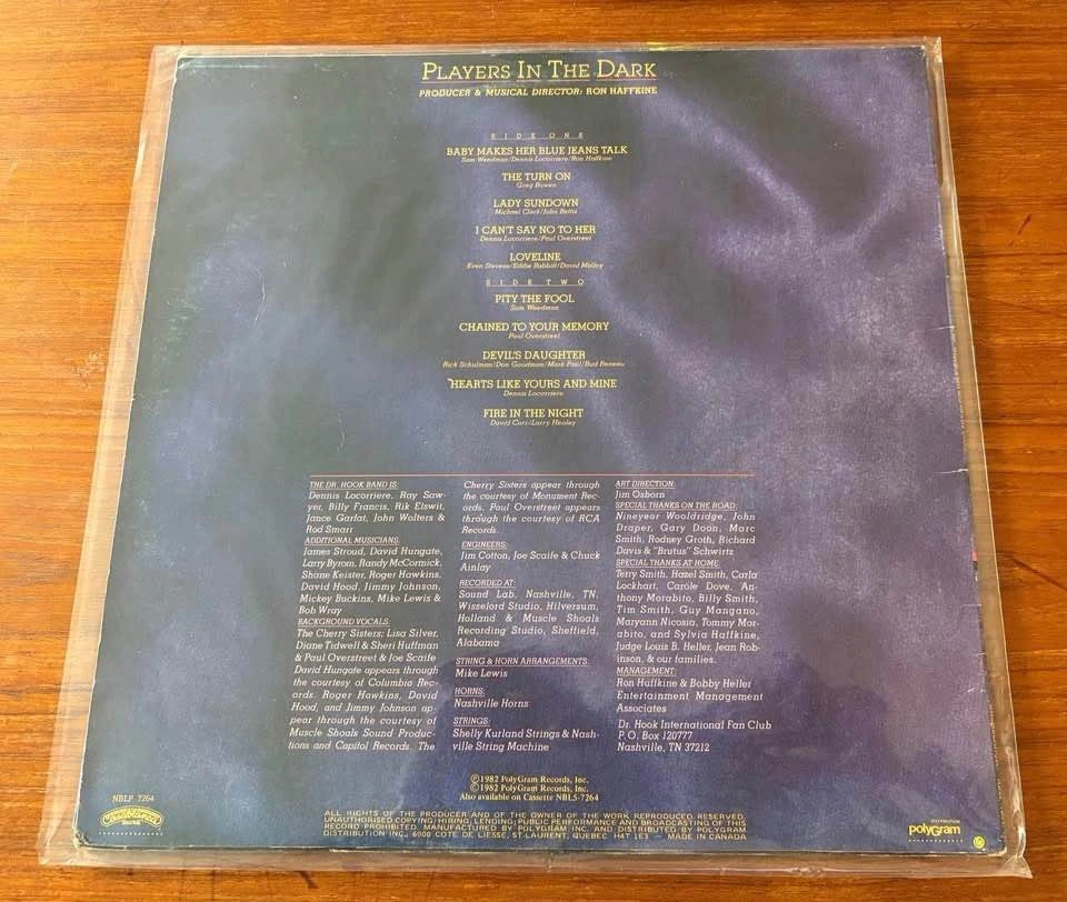 Classic Dr. Hook Vinyl Record Lot: Rising and Players In The Dar - photo 2