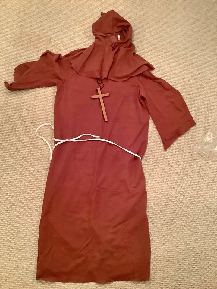 Halloween Costume - Monk!