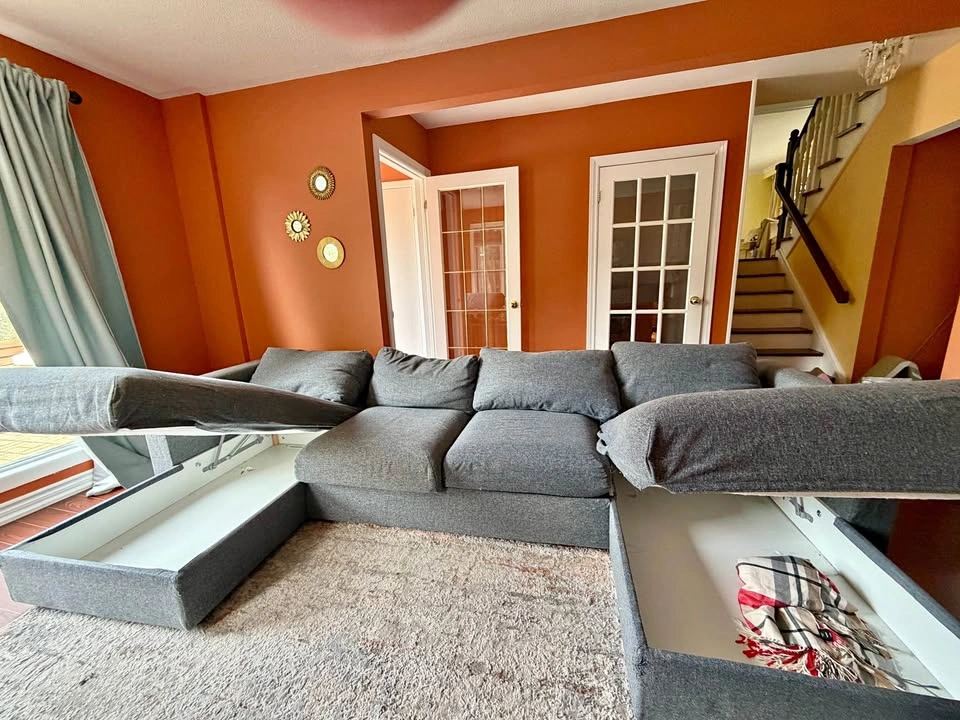 IKEA Modular Sectional Sofa with 2 Chaise Lounges & Storage