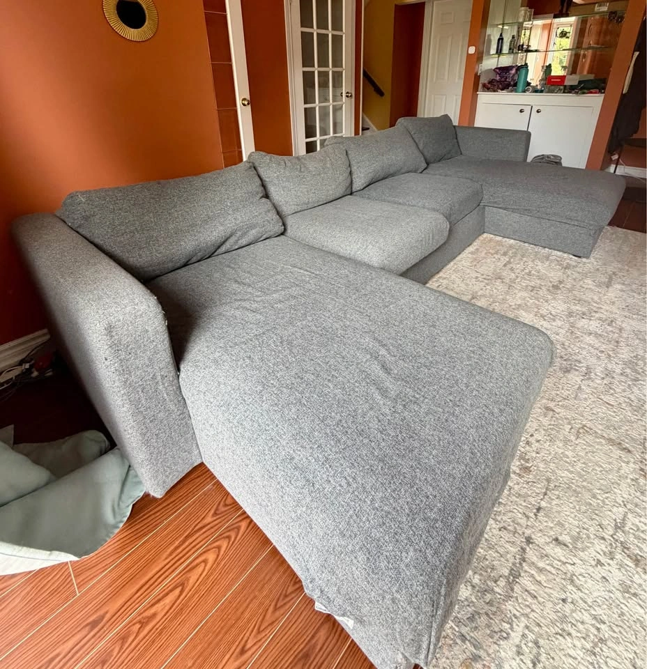 IKEA Modular Sectional Sofa with 2 Chaise Lounges & Storage - photo 2