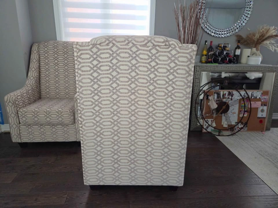 Pair of Wingback Accent Chairs - photo 3
