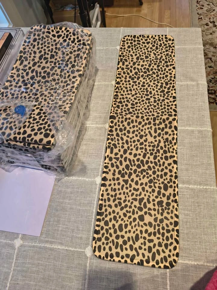 Leopard Textured Stair Treads for Wooden Steps Indoor, 15 Pack - photo 5