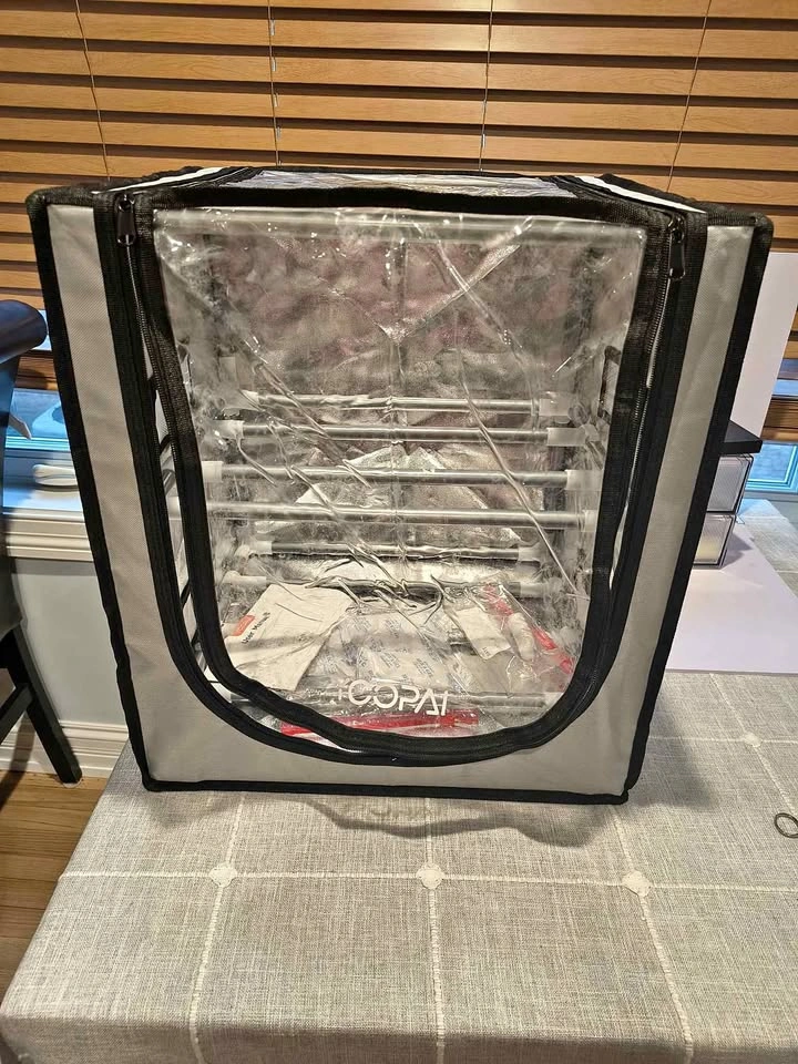 3D Printer 2 Tier Filament Storage Rack with Fabric Cover