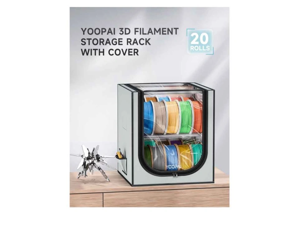 3D Printer 2 Tier Filament Storage Rack with Fabric Cover - photo 5