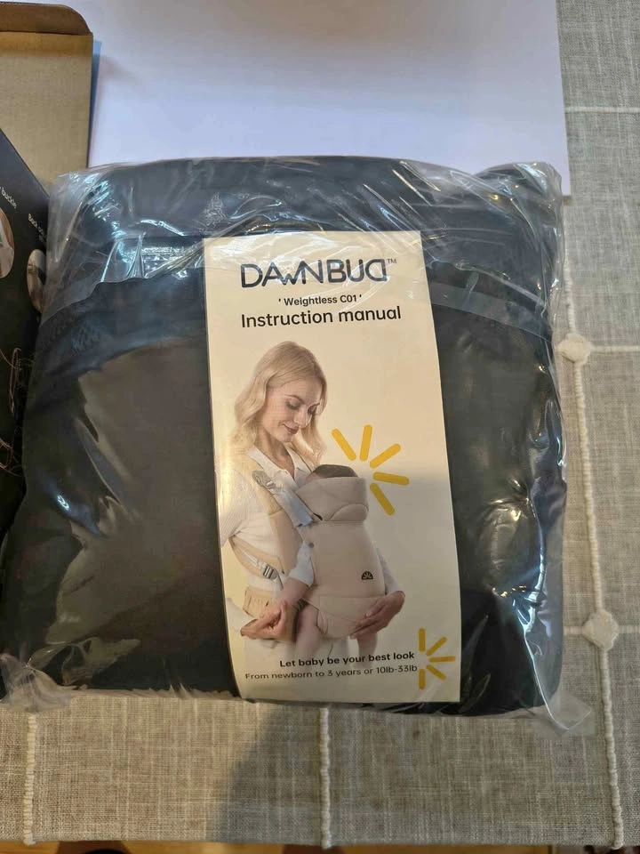 DawnBud Ergonomic Waist Baby Carrier, Black