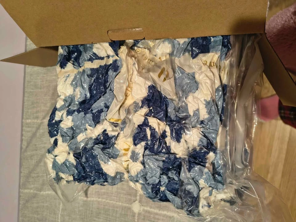 Chenille Chunky Knit Throw Blanket for Couch 50"x60", Blue - photo 5