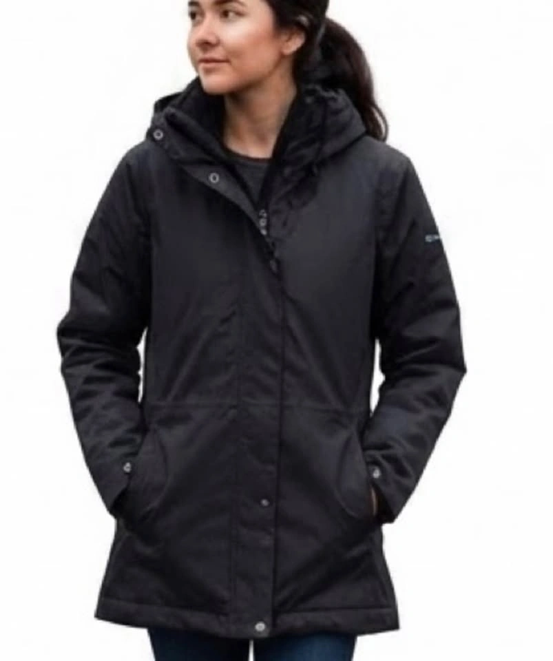 Columbia Woman’s Black Omni-Heat Insulated Winter Jacket Sz L - photo 2