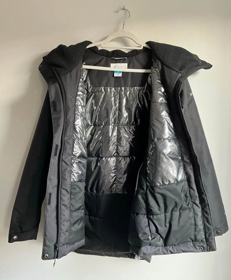 Columbia Woman’s Black Omni-Heat Insulated Winter Jacket Sz L - photo 5