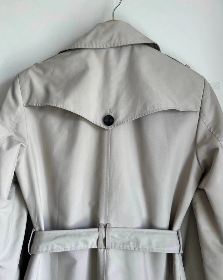 M&S Woman’s Belted Trench Coat Size 8 (Uk 12) Beige/Pebble - photo 4